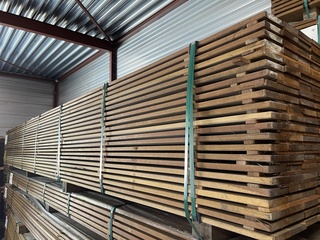 Ca. 71x Guyana Ipé planken geschaafd, 16x90mm, lengte 200cm